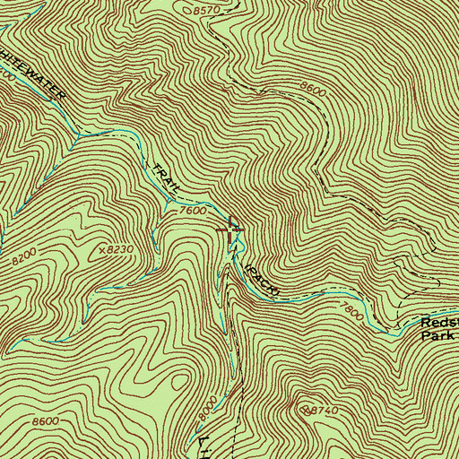 Topographic Map of Lipsey Canyon, NM