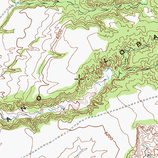 Topographic Map of Llano Lobato, NM