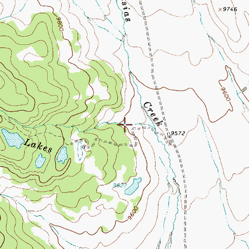 Topographic Map of Long Canyon, NM