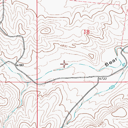 Topographic Map of Long Canyon, NM