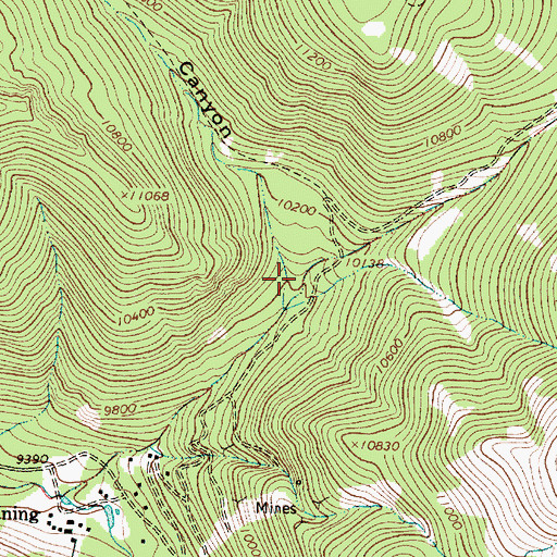 Topographic Map of Long Canyon, NM
