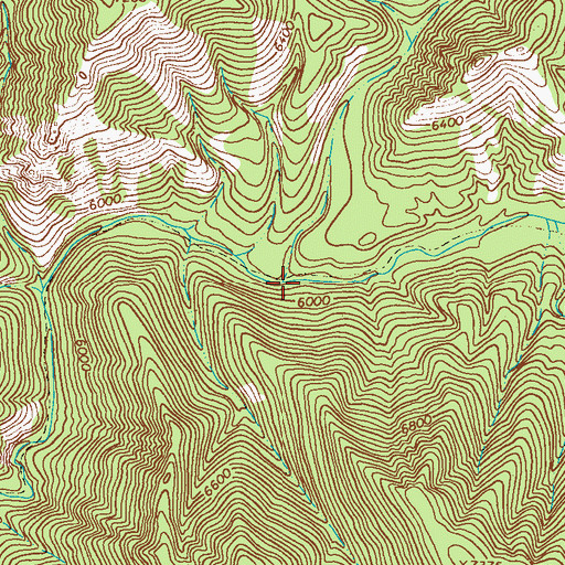 Topographic Map of Manzanita Creek, NM