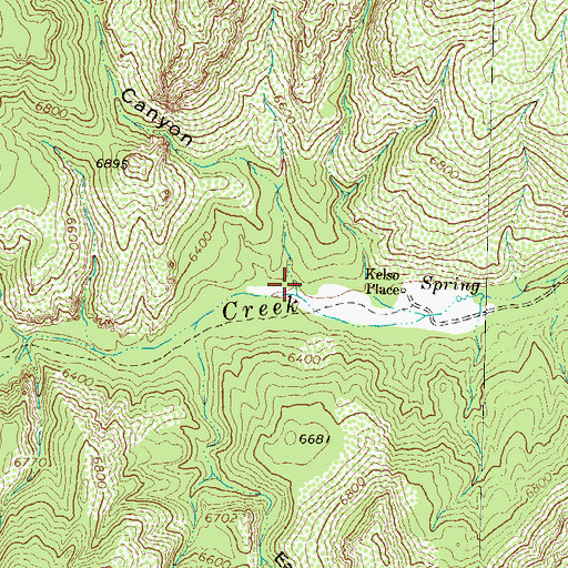 Topographic Map of Massacre Canyon, NM