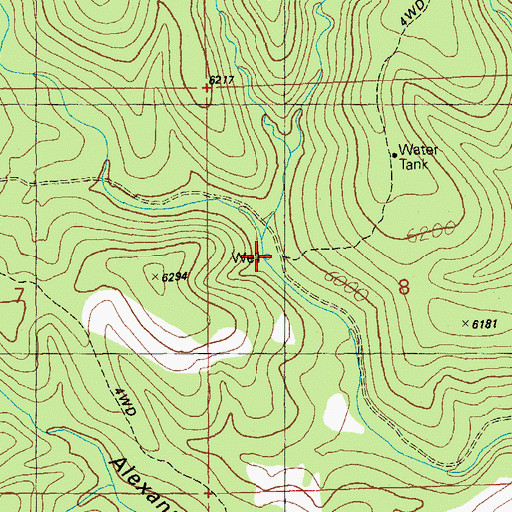 Topographic Map of McCarty Windmill, NM