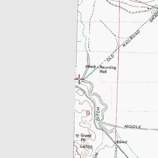 Topographic Map of Mitchell Draw, NM