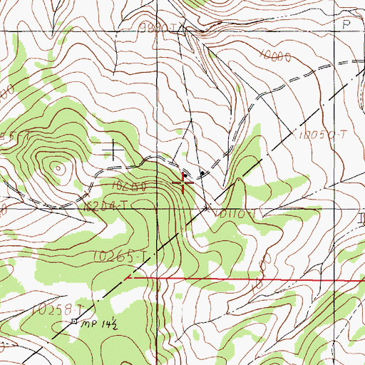 Topographic Map of Murphy Cow Camp, NM
