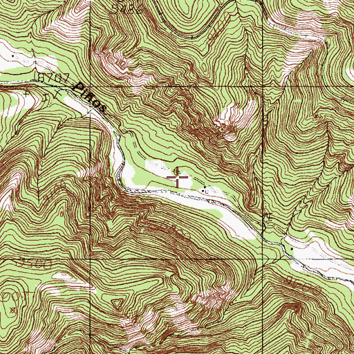 Topographic Map of Nelaganey Ranch, NM