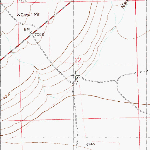 Topographic Map of Nester Draw, NM