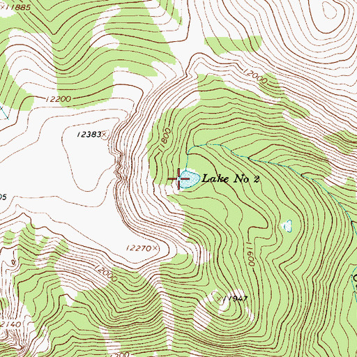 Topographic Map of Lake Number Two, NM
