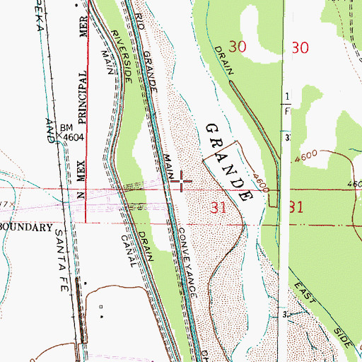 Topographic Map of Nogal Canyon, NM