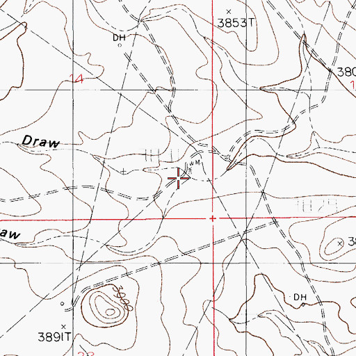 Topographic Map of North Kuykendall Draw, NM