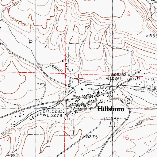 Topographic Map of North Percha Creek, NM
