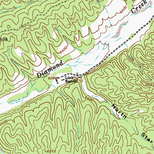 Topographic Map of North Star Canyon, NM
