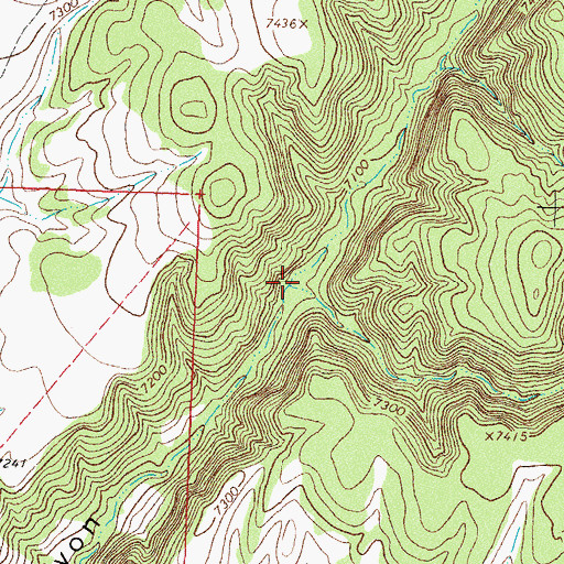 Topographic Map of Owl Canyon, NM