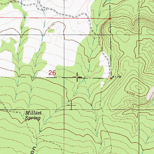 Topographic Map of Peppin Canyon, NM
