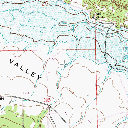 Topographic Map of Pine Canyon, NM