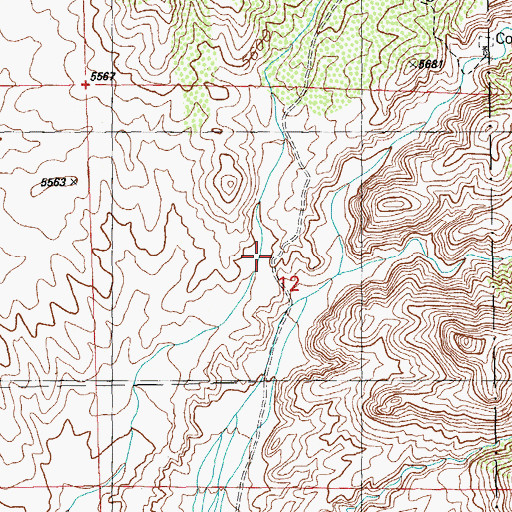 Topographic Map of Pine Canyon, NM