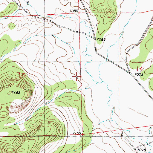 Topographic Map of Pino Draw, NM