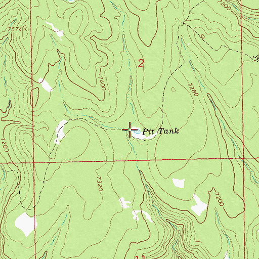 Topographic Map of Pit Tank, NM