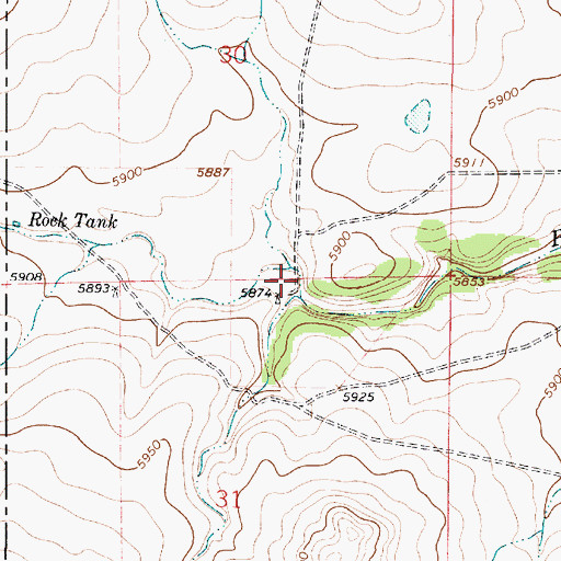 Topographic Map of Potrillo Draw, NM