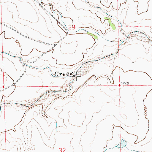 Topographic Map of Rafael Creek, NM