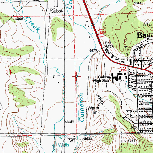 Topographic Map of Rapp Canyon, NM