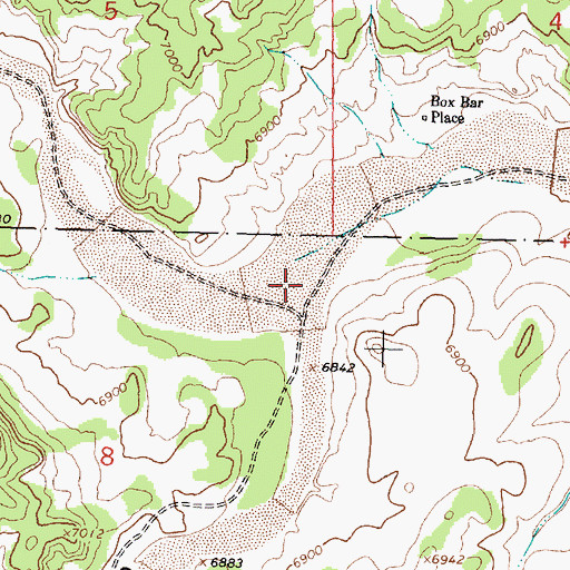 Topographic Map of Red Canyon, NM
