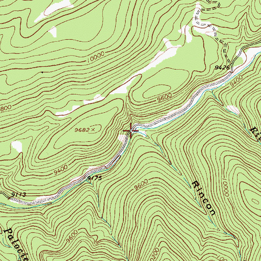 Topographic Map of Rincon Canyon, NM