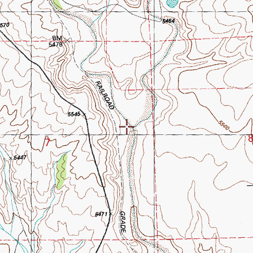 Topographic Map of Rio de Arenas, NM