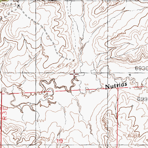 Topographic Map of Rito de los Ojos, NM