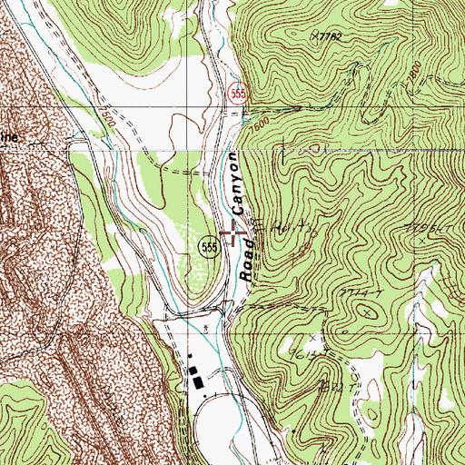 Topographic Map of Road Canyon, NM