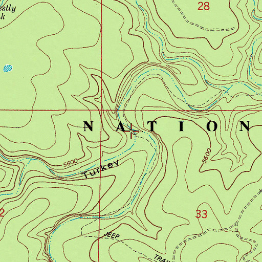 Topographic Map of Robinson Draw, NM