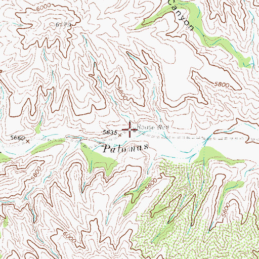 Topographic Map of Rouse Well, NM
