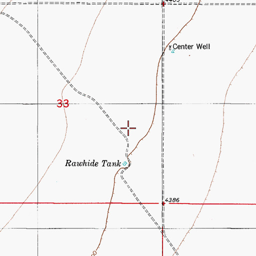 Topographic Map of Sacramento River, NM