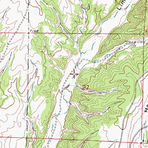 Topographic Map of Sam Draw, NM