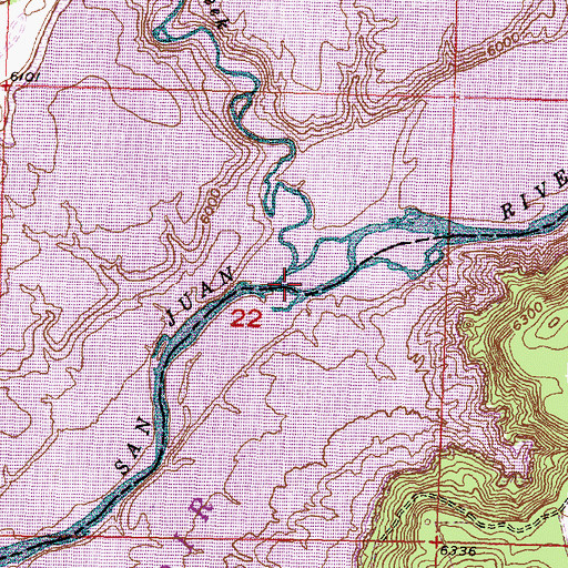 Topographic Map of Sambrito Creek, NM