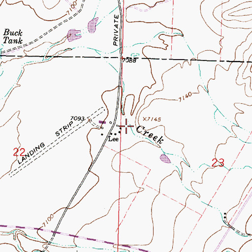 Topographic Map of San Mateo Canyon, NM