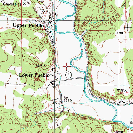 Topographic Map of San Miguel Del Bado Tract Number 2, NM