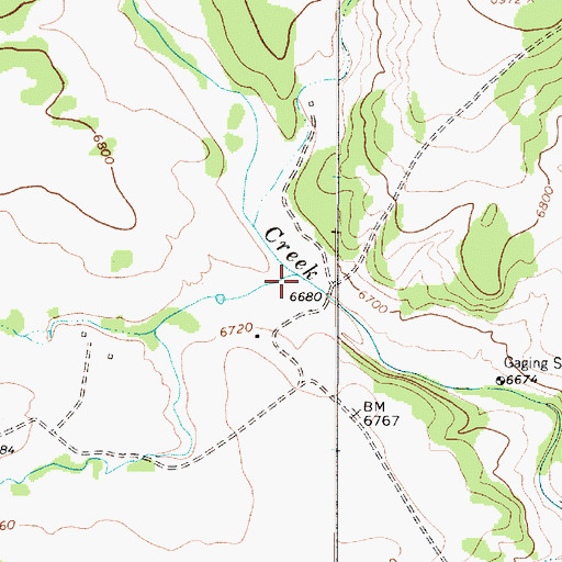 Topographic Map of San Pablo Creek, NM