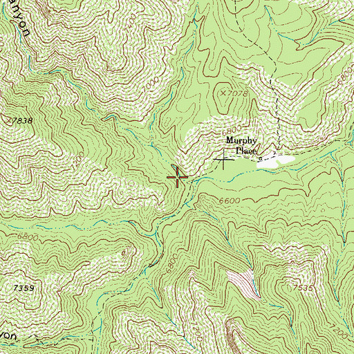 Topographic Map of Sand Canyon, NM