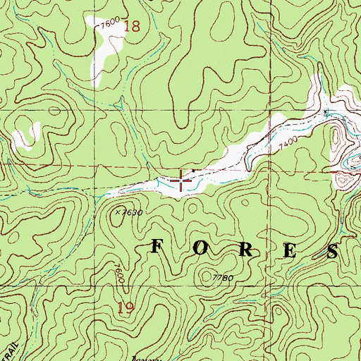 Topographic Map of Santana Ranch, NM