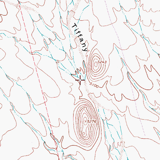 Topographic Map of Sawmill Canyon, NM