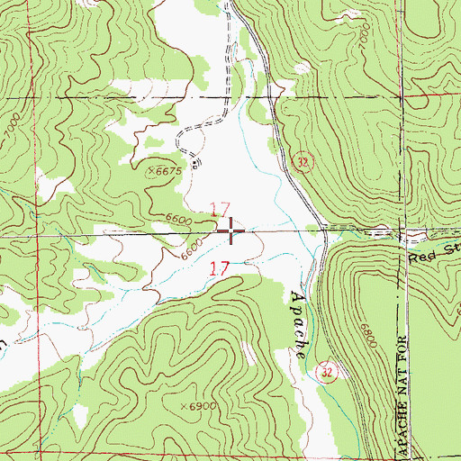 Topographic Map of Sawmill Canyon, NM