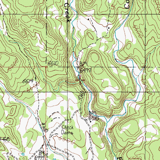 Topographic Map of Sebadilla Creek, NM