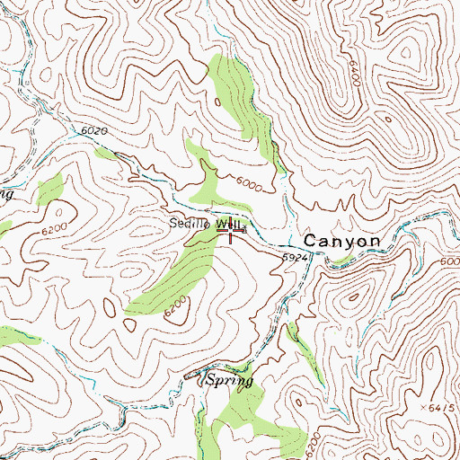 Topographic Map of Sedillo Well, NM