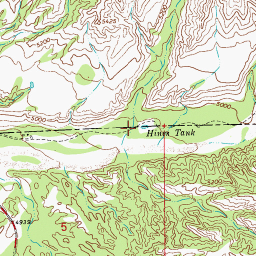 Topographic Map of Sheridan Gulch, NM