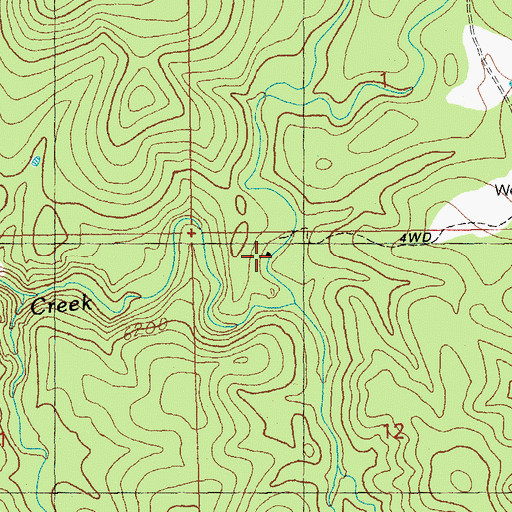 Topographic Map of Sid Place, NM