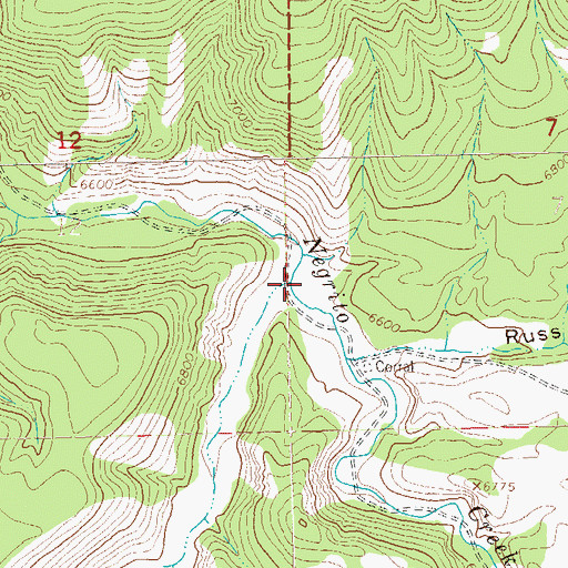 Topographic Map of Sign Camp Canyon, NM