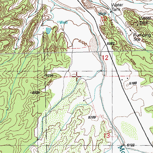 Topographic Map of Silver Dale Canyon, NM