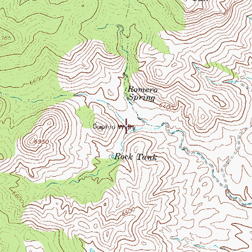 Topographic Map of Sophio Well, NM